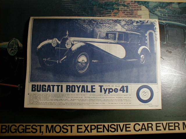 Bugatti Royale Kit: Manual